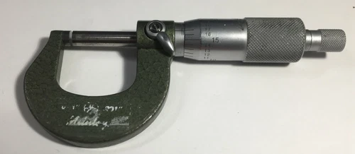Mitutoyo 103-259 Outside Micrometer 0-1" Range, .001" Graduation 
