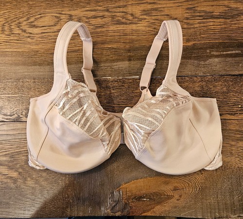 Sujetador Paramour by Felina Angie 115071 38DD Bronceado Cierre Frontal Minimizador UW NUEVO SIN ETIQUETAS - Imagen 1 de 6