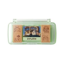 NEW My Neighbor Totoro Mini Seal Stamp Set 4 pcs. with Ink Pad Studio Ghibli