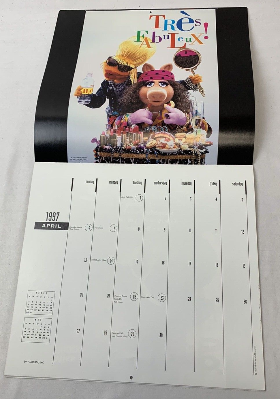 1997 Muppets Parody Calendar The Sequel Frogfeld Frogman Swine Trek II  Unmarked | eBay