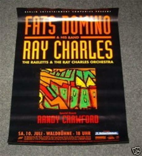 Raggio Charles Fats Domino Tour Poster | eBay