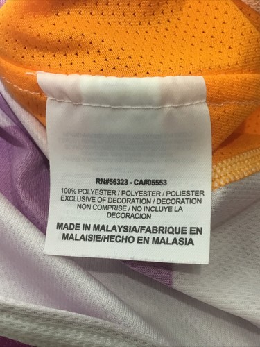 Nike Women’s Size Large Dri Fit Mesh Orange / Purple Tank Top CW-56 - Picture 4 of 6