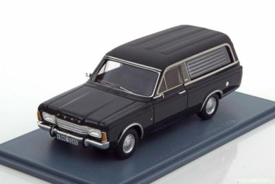 FORD TAUNUS P7 POLLMANN 1969 BLACK NEO 45265 1/43 HEARSE NOIR BLACK RESIN