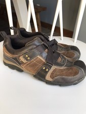 SPERRY TOP-SIDER BALLAST BOYS SHOES BROWN SIZE 4.5M