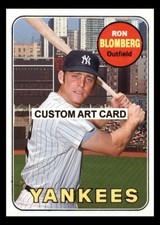 Ron Blomberg New York Yankees Art Card