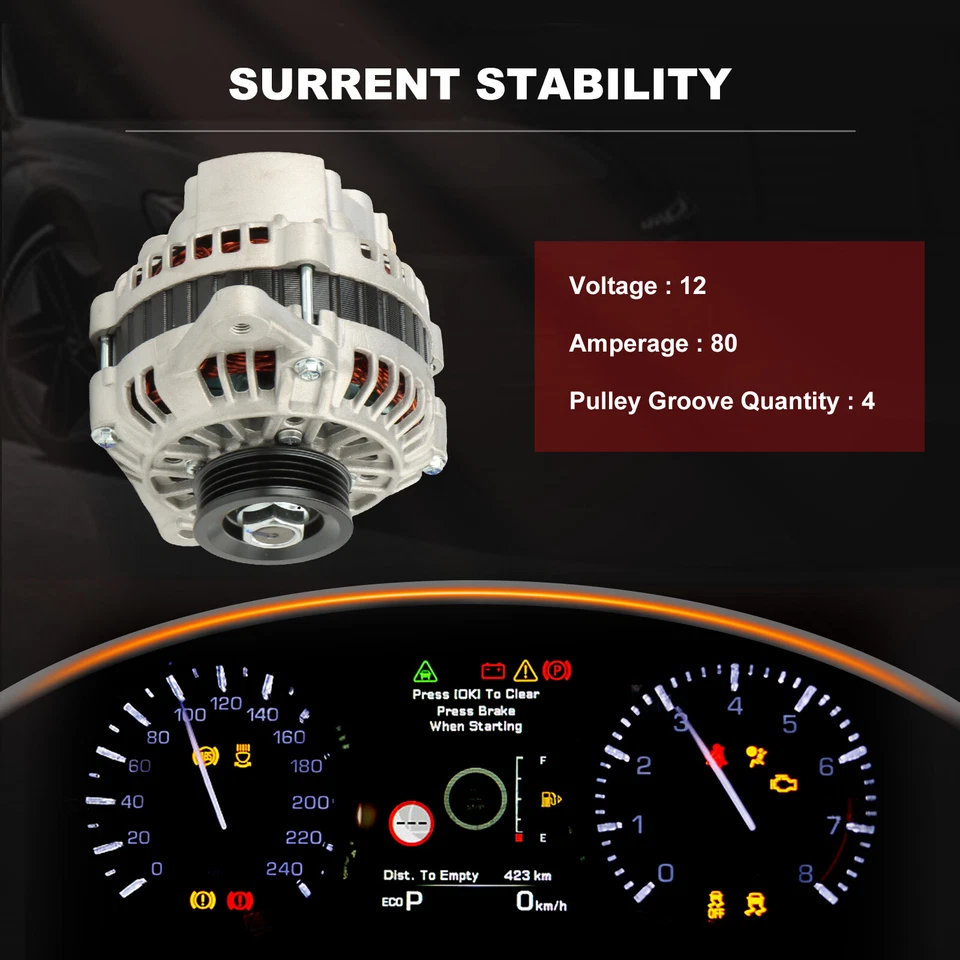 Alternador para HYUNDAI Elantra Tiburon 2003-2004 2004-2006 KIA Spectra Sportage Foto 3 de 4