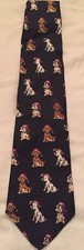 Wembley Silk Dogs Silk Neck Tie Made USA