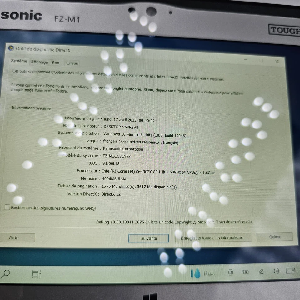 PANASONIC FZ-M1 with Scanner, i5-4302Y vPro 1.6GHz, 4Gb/128Gb no battery ✈ DHL. - Image 2 of 4