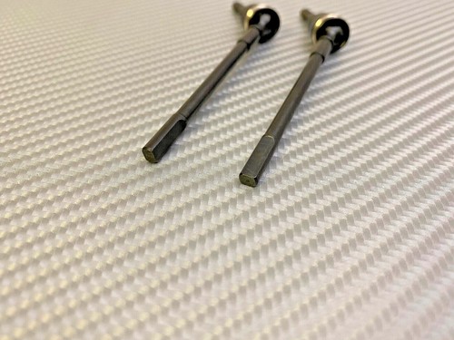 FRONT CVD DRIVESHAFT L+R  97mm End-To-End All Metal  (set) - Picture 2 of 5