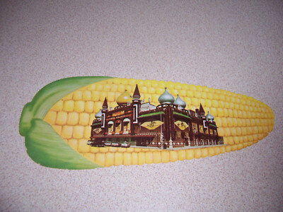 1960s CORN PALACE, MITCHELL, SD. VTG OVERSIZE FIGURAL POSTCARD