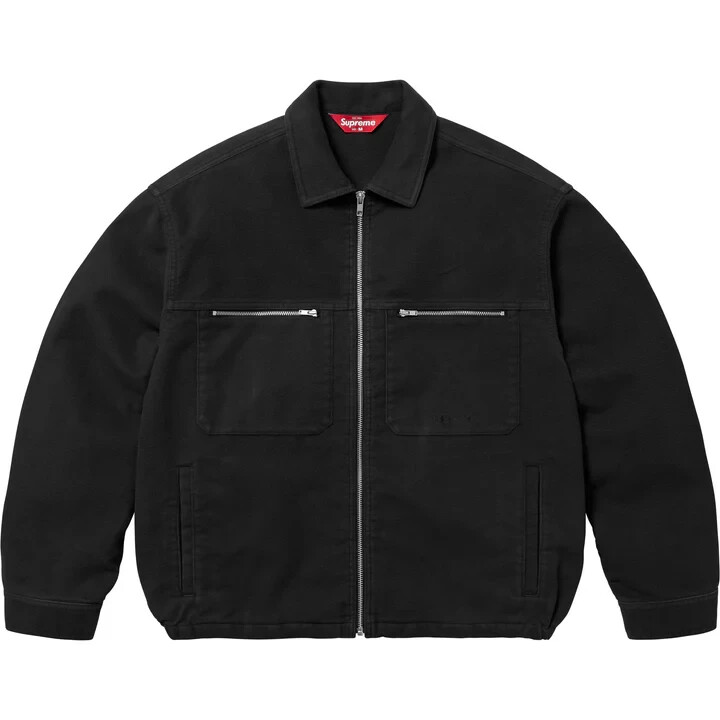 Supreme Moleskin Work Jacket Black | eBay