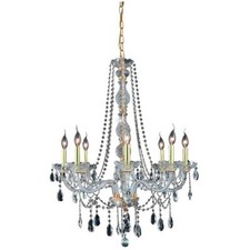 Crystal Pendant Chandelier Foyer Dining Room Lighting Ceiling 8 Light Fixture