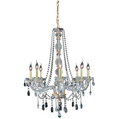 Crystal Pendant Chandelier Foyer Dining Room Lighting Ceiling 8 Light Fixture