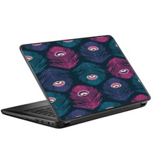 Skin Decal for HP 2000 Laptop 2013-14 15.6" 15" / Pink Purple Peacock Feather