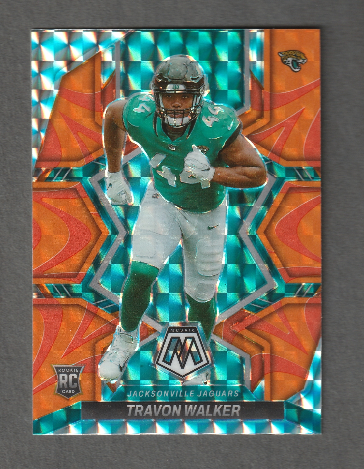 2022 Panini Mosaic #333 Travon Walker Mosaic Reactive Orange