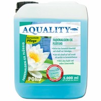 (8,00€/L) Aquality Fadenalgen-Ex FlüSsig 5 Ltr Algenvernichter Wirkt Noch Besser