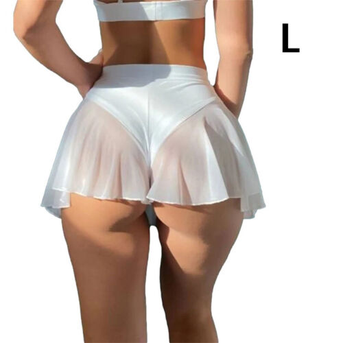 Damen Sexy Micro Minirock Plissee Kurz Minikleid Röcke Cosplay Shorts - Bild 14 von 24