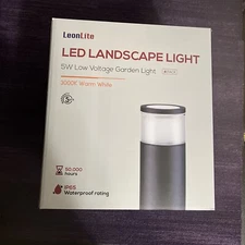 LEONLITE 5W Low Voltage Landscape Pathway Lights, 12V LED New Sold Individually.