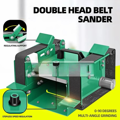 Water Polishing Belt SanderMotorized Sanding MachineSmall Mini BenchtopMicro - Picture 1 of 11