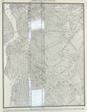 1940's Brooklyn NY atlas Map Vintage