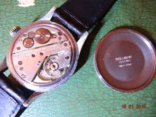1950's LANDAU By FORTIS TRIPLE CALENDAR 32mm Cal AS 1380 ORGNL BOX SERVICED - Bild 7 von 12