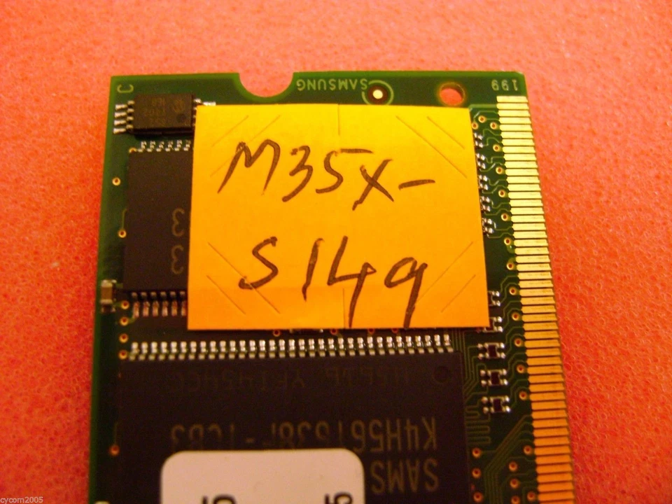 Toshiba Satellite M35X-S149 Samsung 256MB PC2700 DDR CL2.5 Ram K000018970 SODIMM - Image 2 of 4