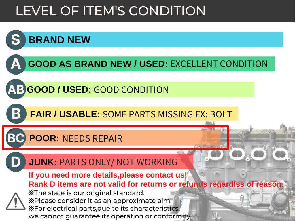 FXSHO '12 OEM STARTING MOTOR ASSY Used (6S5-81800-00) [Y6183 FXSHO '12 OEM STARTING MOTOR ASSY Used (6S5-81800-00) [Y6183