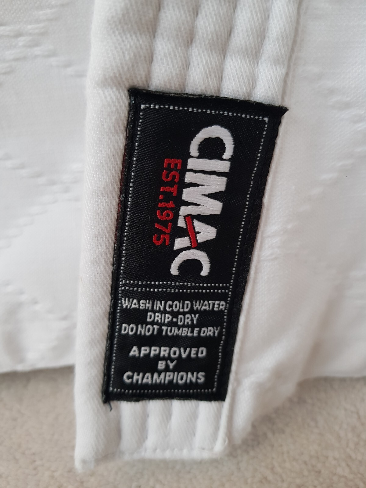 Cimac Judo Karate Gi Martial Arts Uniform Suit Jacket, Trousers, Belt