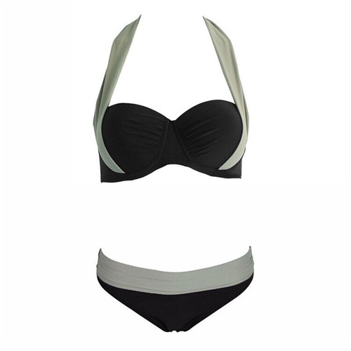 Summer Sexy Women Bikini Set Bathing Suit Swimwear High Waist Swimsuit Plus Size - Picture 12 of 20