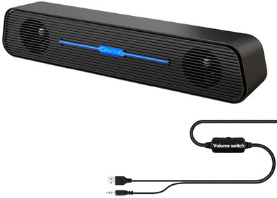Bocina para Computadora USB Powered Mini Sound bar Speaker for TV Desktop PC  | eBay