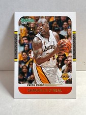 2022-23 Panini Donruss shaquille o'neal Retro Series Gold Press Proof SP