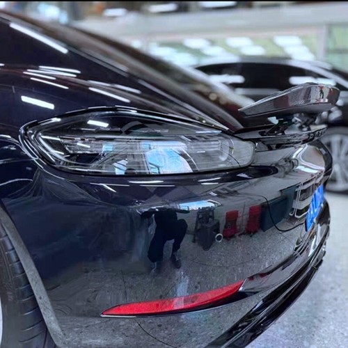 Fit For Carbon Fiber Porsche 17-22 Cayman 718 "GT" Rear Wing Trunk Spoiler - Picture 2 of 6