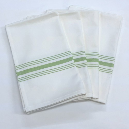 Bistro Stripe 100% Cotton Napkins, Set of 4, 18" x 22" - 18 Color Choices - Picture 26 of 35