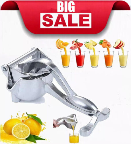 Heavy Duty Manual Fruit Juicer Premium Extractor Hand Press Lemon Squeezer US_