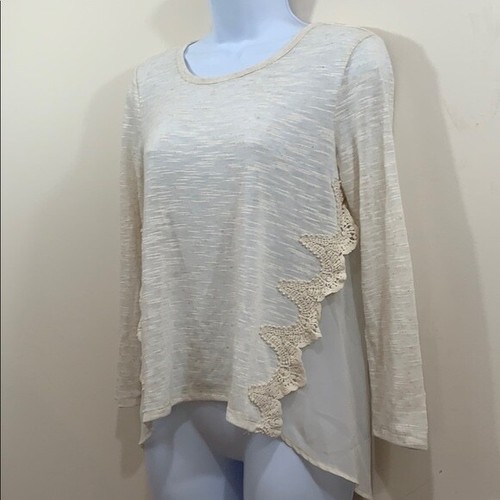 CATO Girls Lace Embellished Sheer Back Light Weight Sweater Girls Size XL(18) - Picture 8 of 8