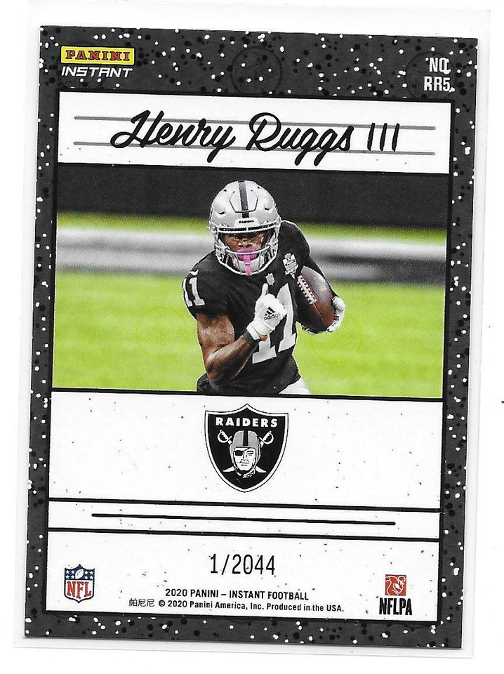 2020 Panini Instant Henry Ruggs III Rated Rookie Retro Set Rookie Card /2044 eBay