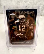 2024 Topps Chrome TOM BRADY SEPIA REFRACTOR Patriots #120 !!!