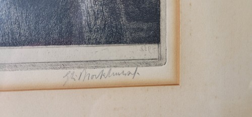 Gerald Leslie Brockhurst "Dorette" Etching 1932 Signed - Picture 3 of 11