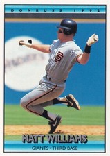 1992 Donruss #135 Matt Williams San Francisco Giants + Yes 4 Free Mystery Cards