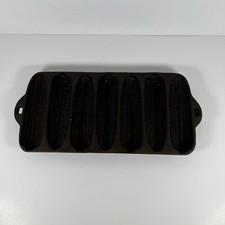 Wagner Ware Cornbread Corn Holder Cast Iron 7 Ear Capacity Made in the USA