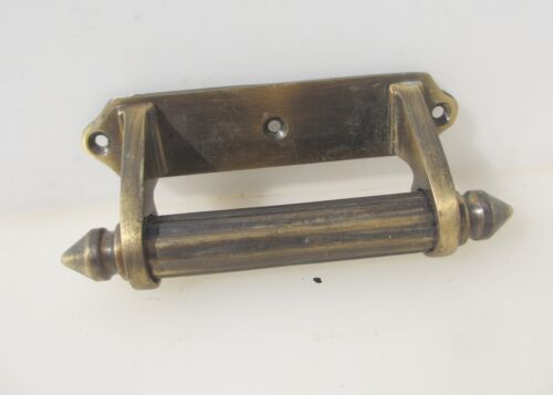 Vintage Brass Door Handle Pull Old Cupboard Sash Window Lift Antique STYLE 5"L