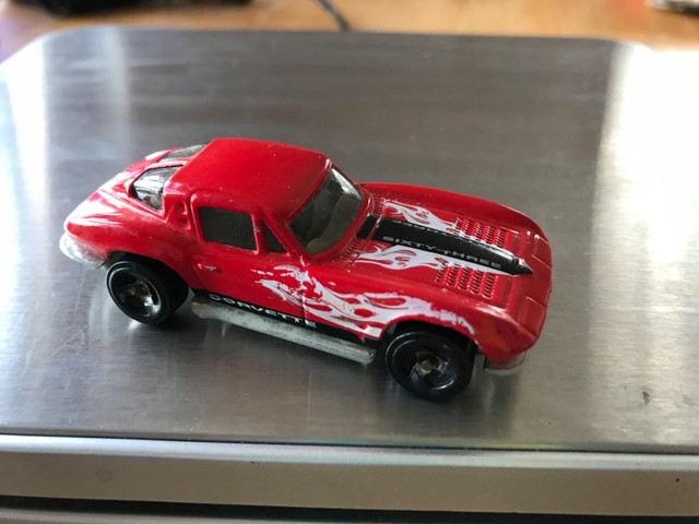 1979 Mattel Hot Wheels Red Chevy Corvette Stingray 63 ...