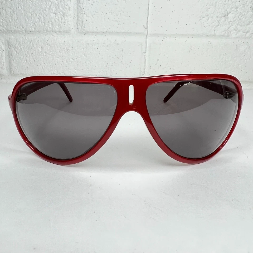 Gafas de sol Brooksfield mod BK 12 col 108 talla 64/19 marco rojo lentes negras H1726 Foto 2 de 4