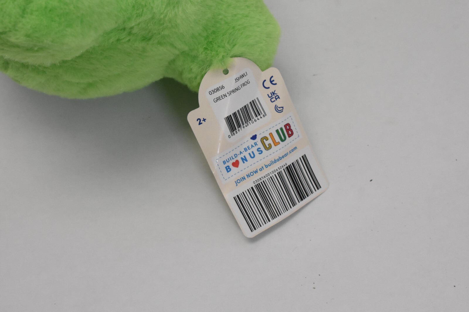 Build A Bear Workshop Spring Green Frog Plush Stuffed Animal Unstuffed ...