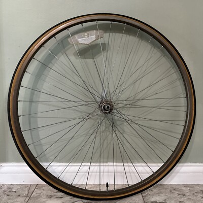 ARAYA GOLD 700Cフロントホイールシクロクロス Vintage Araya 700c Front Wheel Sansin Hub 36h 36 Hole Sealed