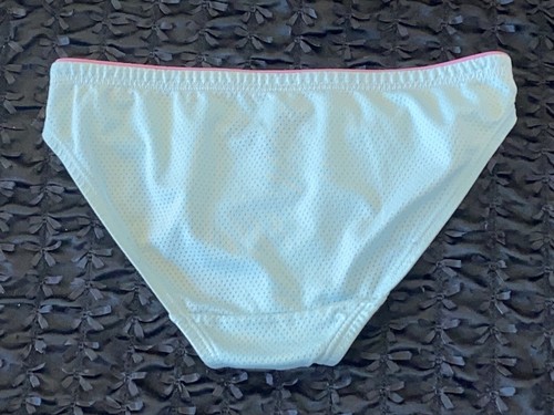 Fruit Of The Loom Girl 12 Vintage Nylon Blue Bikini Panties Underwear - Picture 3 of 3
