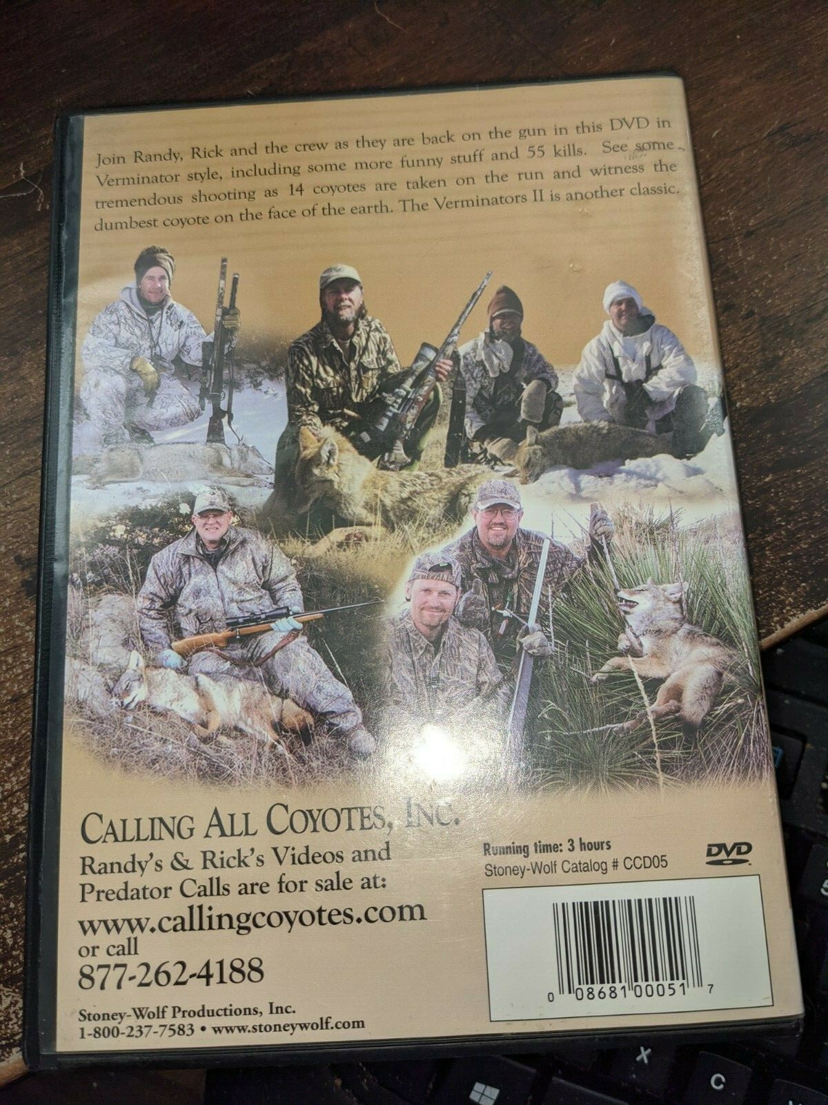 Verminators 2 PREDATOR OR PREY 3 HOURS 55 KILLS DVD RANDY ANDERSON RICK