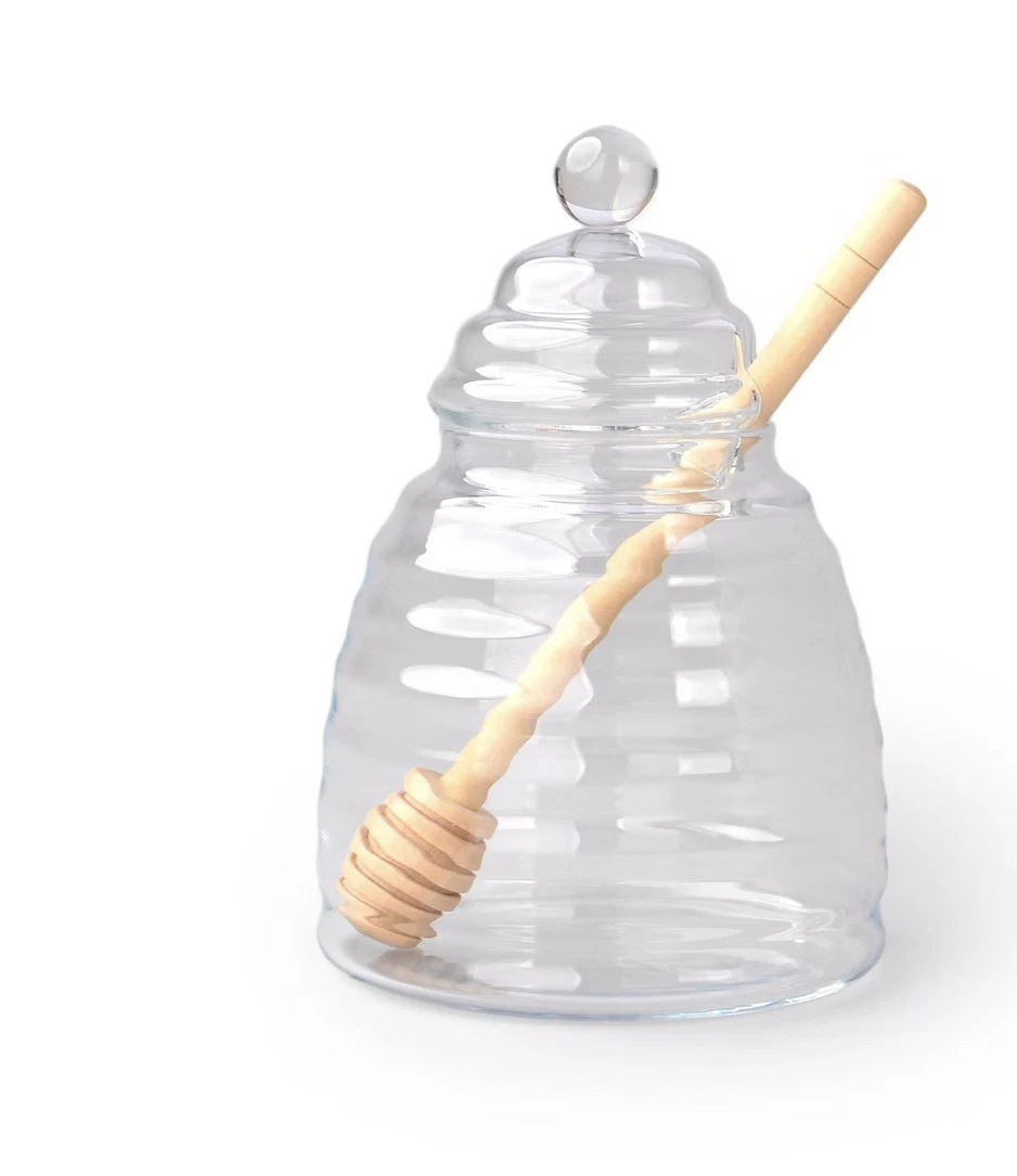 🍯Target Bullseye Playground Honey Jar Glass Storage with Dipper NEW Spring 🍯
