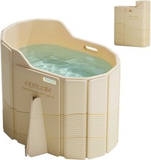 Portable Bathtub 85x55cm Quick Opening Thickened Adult Bathtub