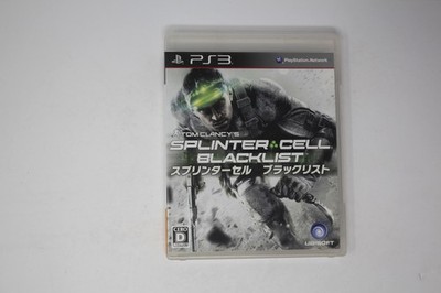 Tom Clancy's Splinter Cell Blacklist PS3 Japan BLJM 61057 JPN